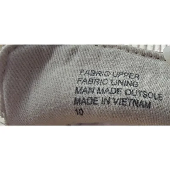 Birdies The Swift Slip On Shoes Corduroy Oatmeal Beige Sneakers - Size 10 - Picture 10 of 10